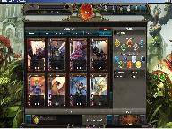 Коллекция карт с возможностью фильтров по фракциям и школам магии (включен режим отображение больших карт)