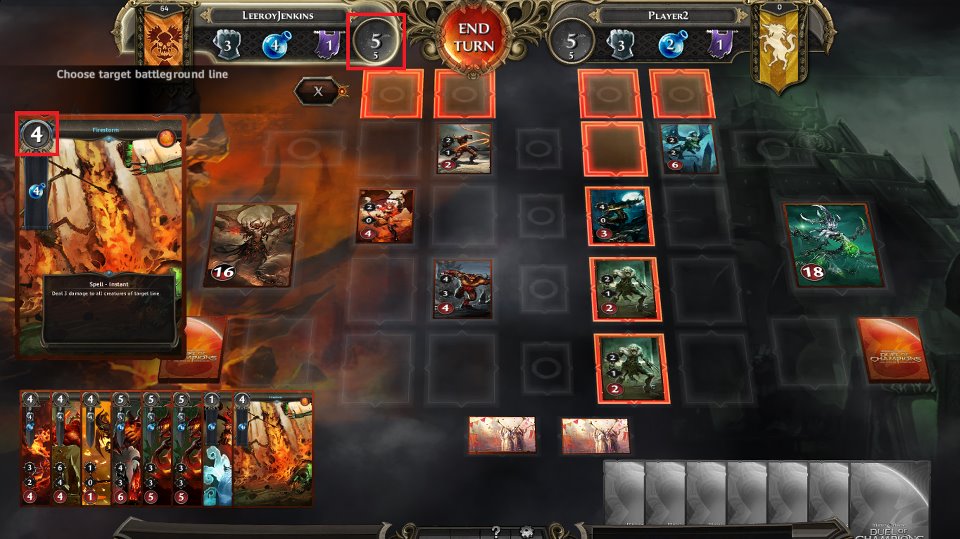 Might and Magic: Duel of Champtions - Карточный стол