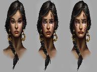 Эмоции женского персонажа