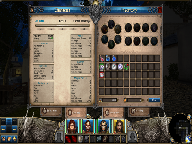 Инвентарь персонажа и характеристики