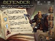 Cтраница создания персонажа в Might & Magic X Legacy - Защитник