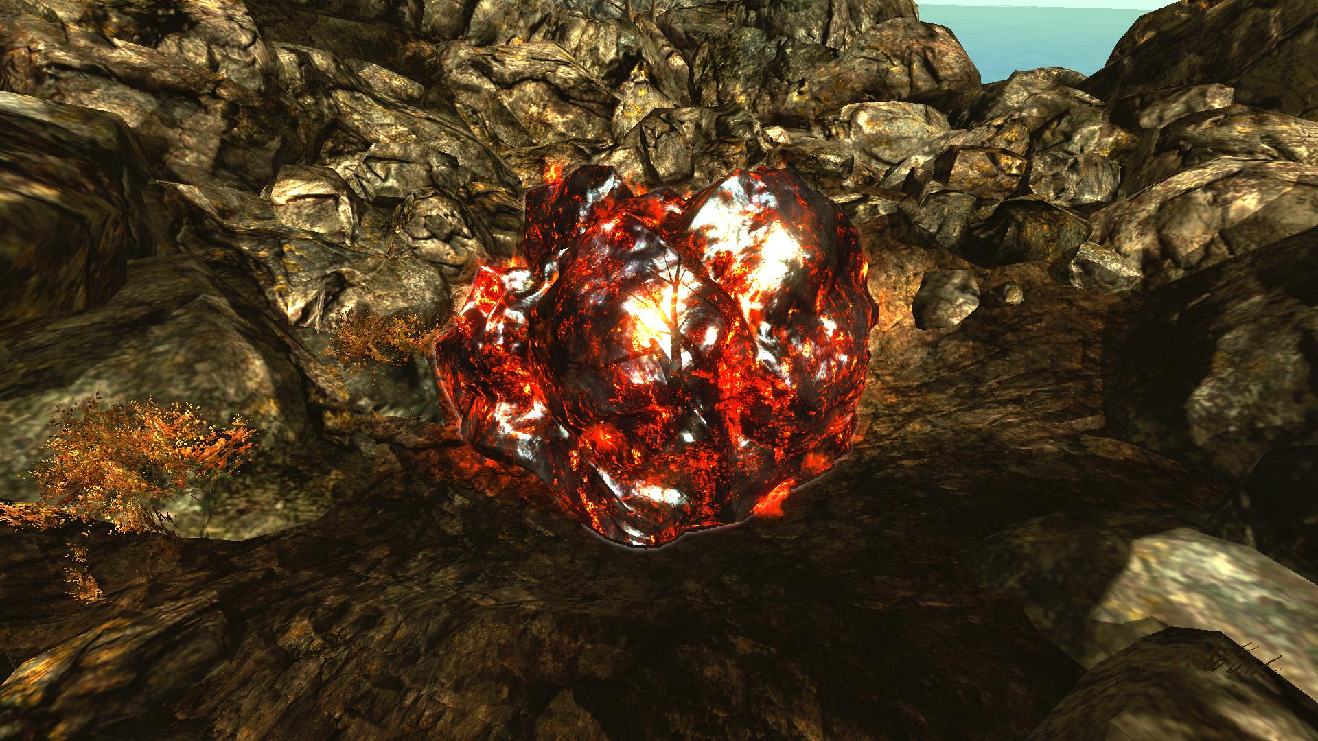 Упавший метеорит