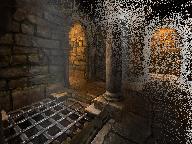 Внутри замка (каркасная модель)