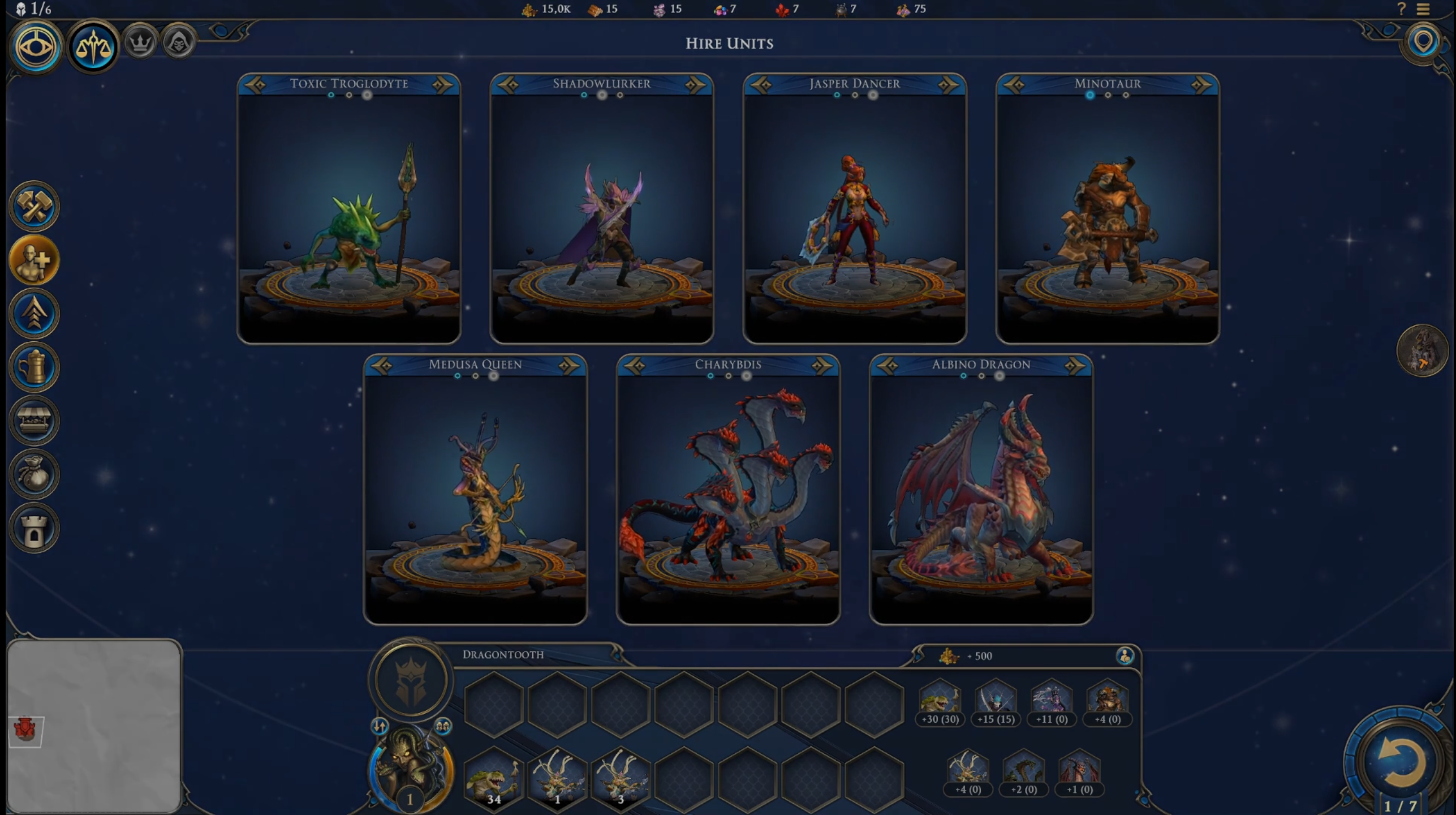 Юниты замка Темница