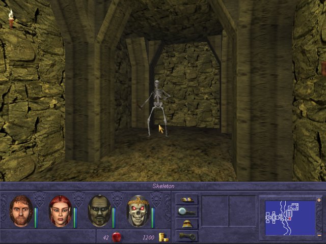 Вот он скелет на новом движке.Скриншоты из Might And Magic Tribute.
Вся информация об игре на форуме.