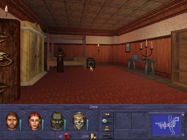 Помещение на новом движке.Скриншоты из Might And Magic Tribute.
Вся информация об игре на форуме.