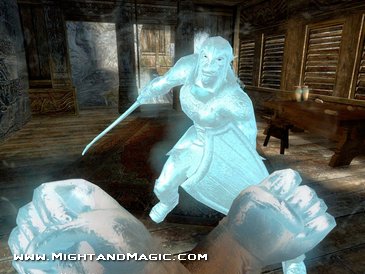 Вот как замораживает стихия воды