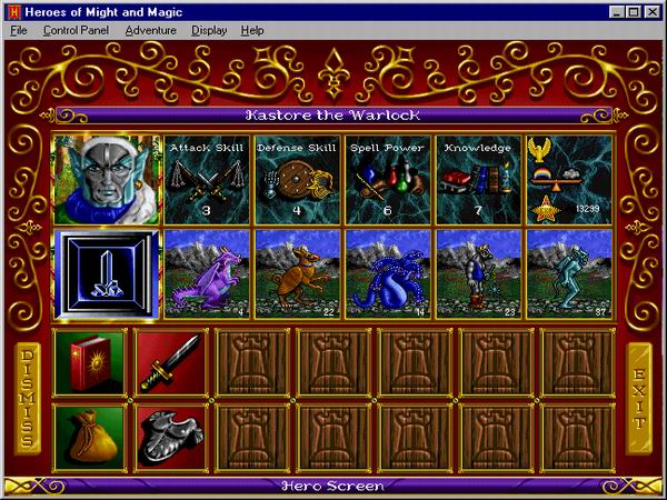 Инвентарь Героя в Heroes Of Might And Magic 2. Heroes 2 обсуждается на  форуме.