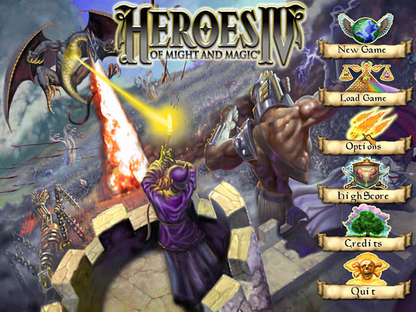 Heroes 4 - Главное меню