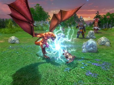 Электрическим разрядом, Виверн безжалостно убивает волка