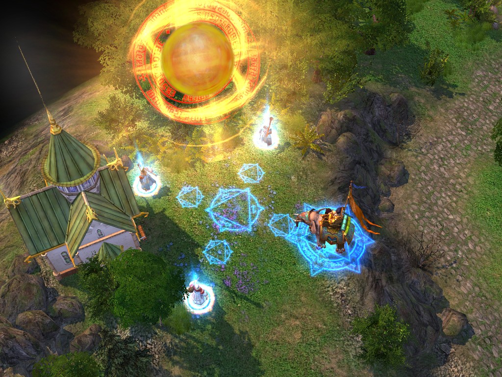 Кампания за Зехира. Маги проводят загадочный ритуал.