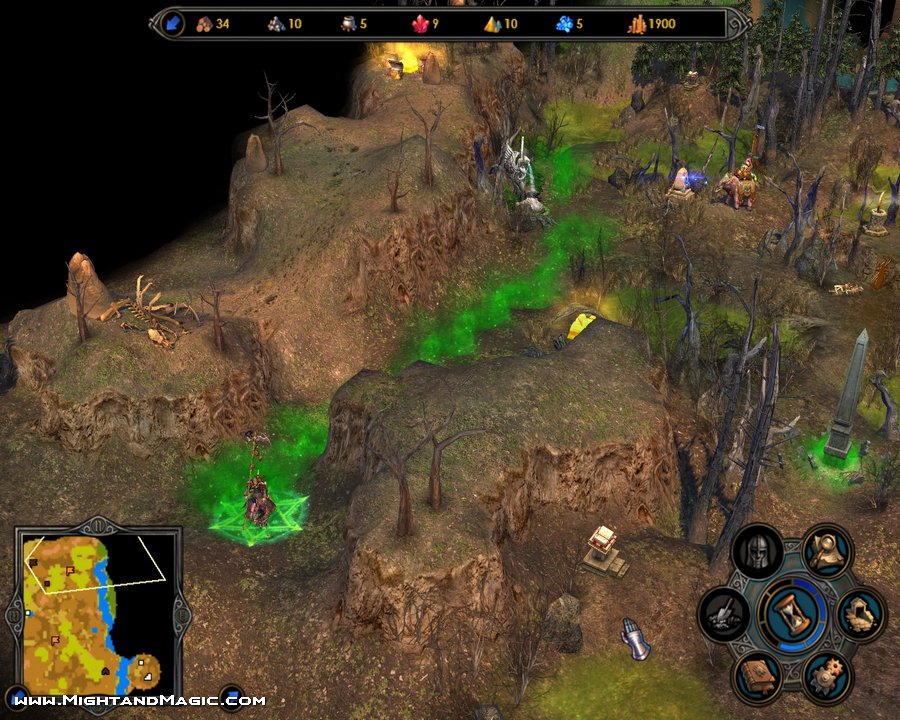 А вот так бегает герой Necropolis.