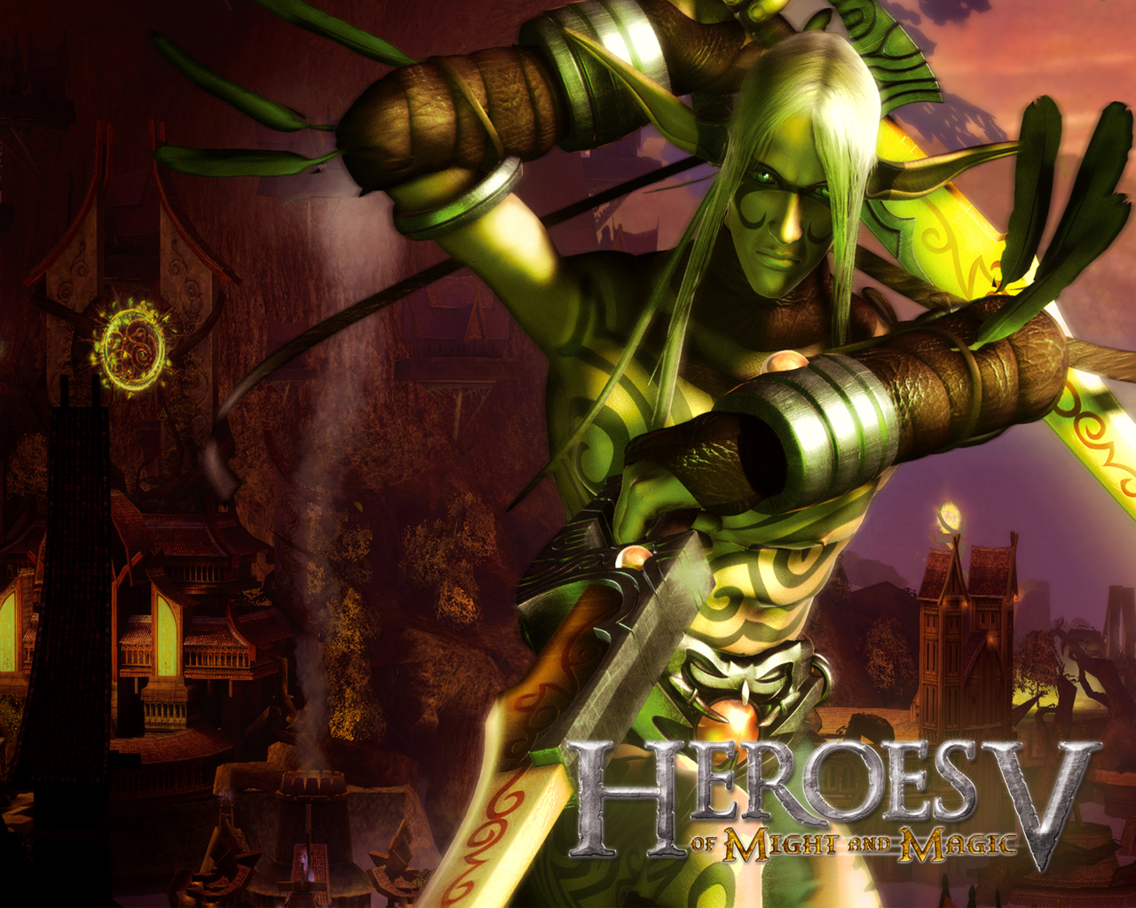 Тот кто танцует с клинками в ритм битвы - 1280x1024