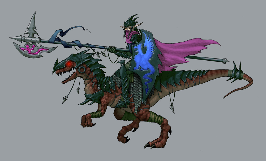 Тёмный всадник.