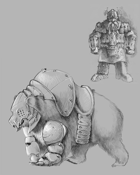 Арт хозяина медведей