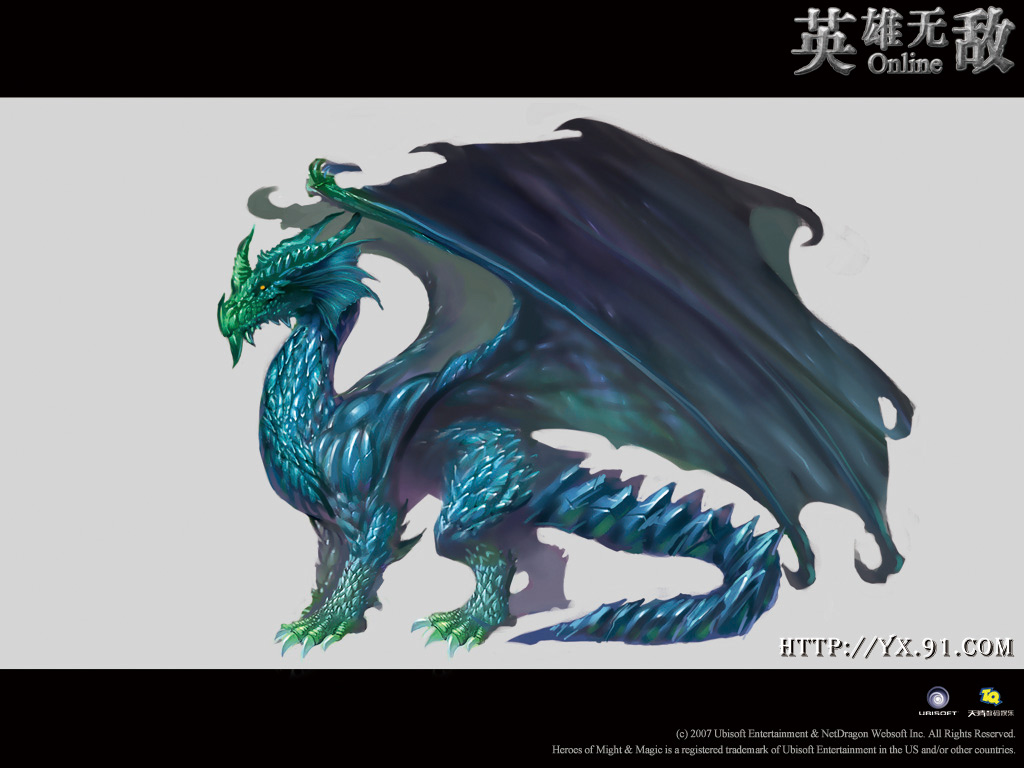 Дракон из Heroes of Might and Magic Online
