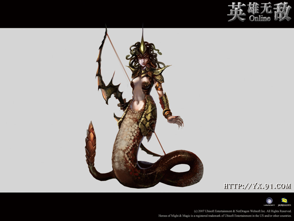 Медуза из Heroes of might and magic Online