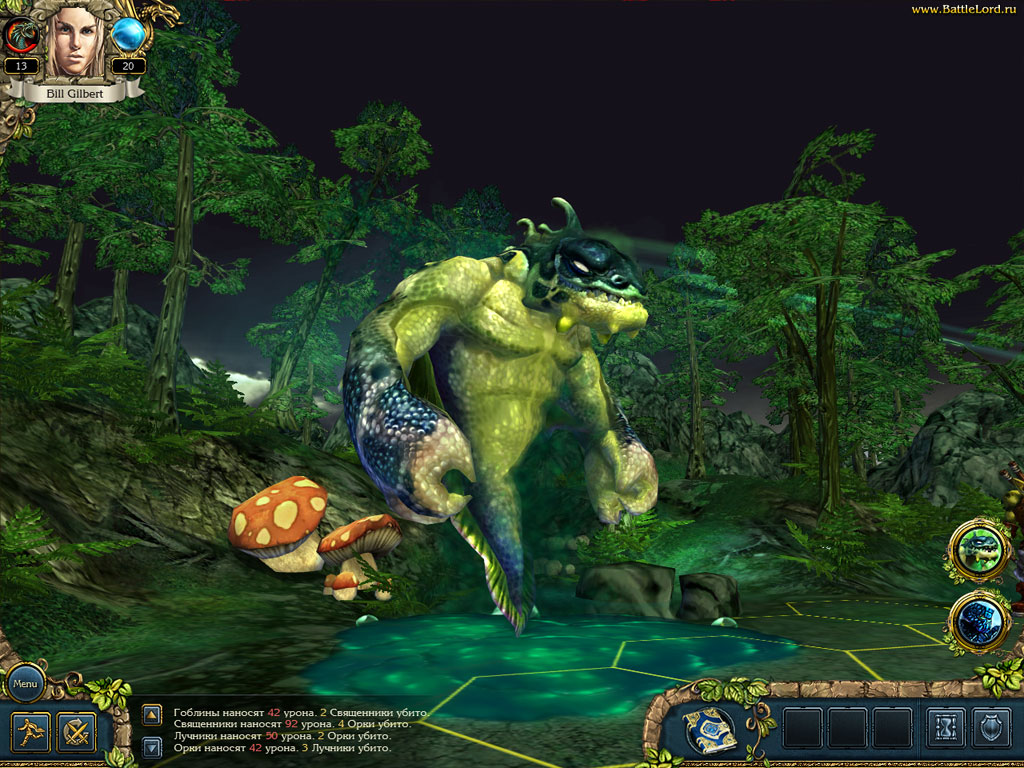 King&rsquo;s Bounty: Легенда о рыцаре - С Шкатулкой Ярости что-то происходит... Не может быть... Это же дух болот, он поможет нам... Теперь я не сомневаюсь в нашей победе нед орками.