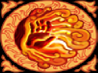 Умение ранга 1.
Цель получает увеличение защиты от магии огня на четыре хода. Существа, 
атакующие цель в ближнем бою, получают 1 единицу урона на существо.