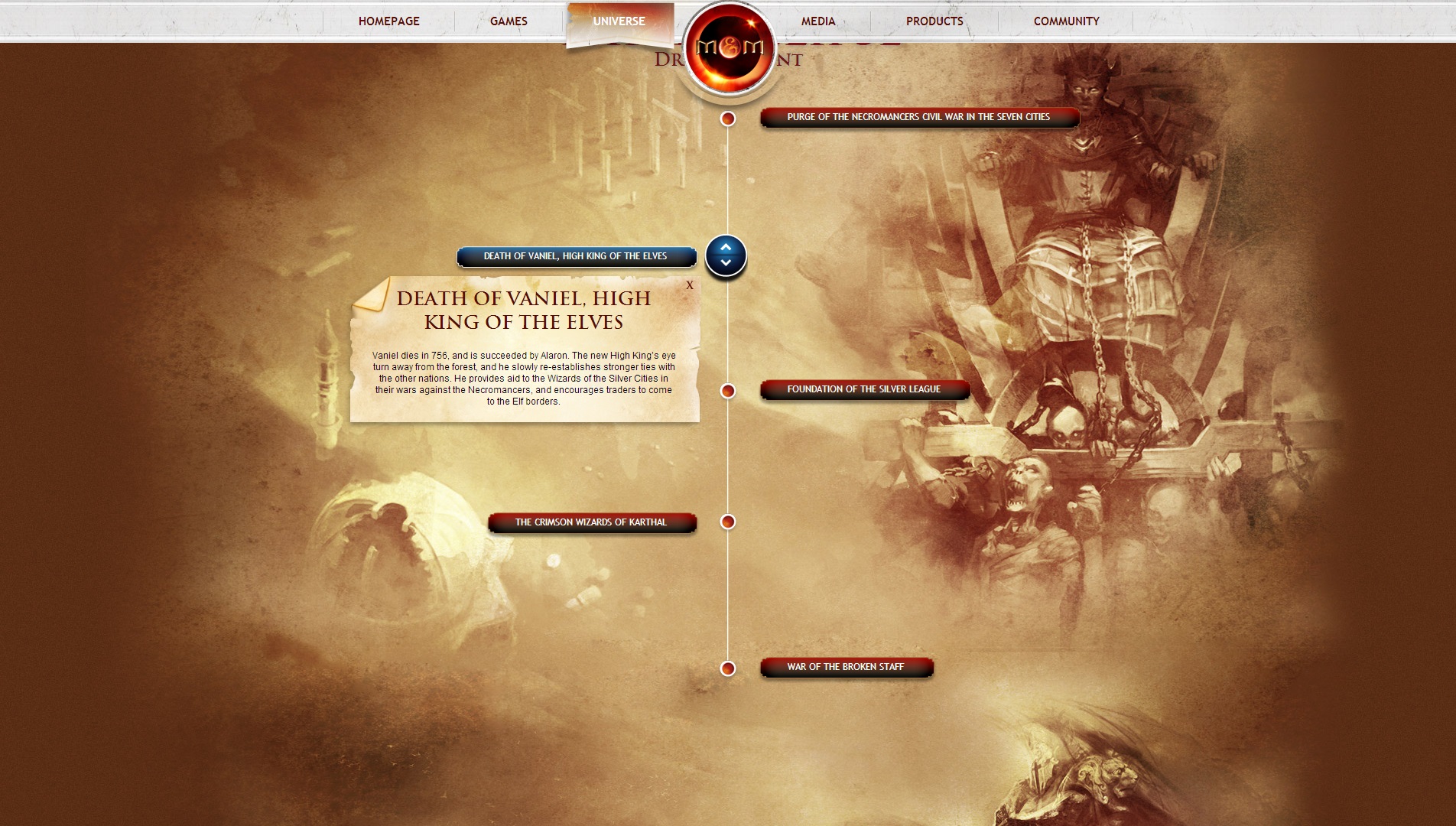 Смерть короля Высших Эльфов Vaniel