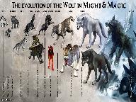 Эволюция волков в Might & Magic