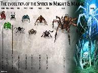 Эволюция пауков в Might and Magic