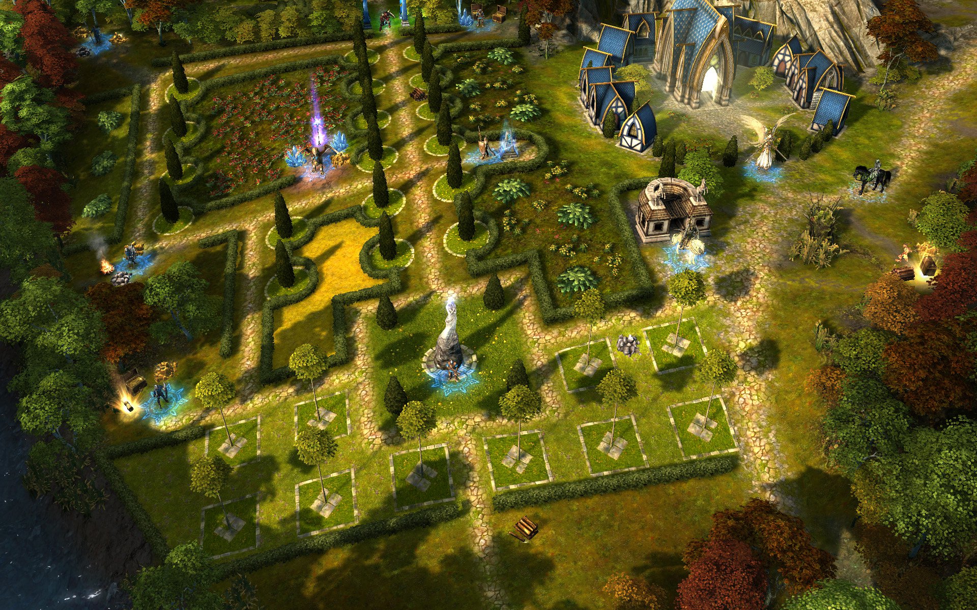 Меч и Магия: Герои 6 - Might and Magic: Heroes VI     Istvan’s
 Gardens (Сады Иствэн), названные в честь легендарного основателя династии Griffin (Грифона), одно из чудес великого города Eastalon (Истэлон) фракции Haven (Хэвен), столицы (Griffin Duchy) Герцогства Грифона.