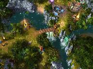 Небольшой деревянный мост ведущий к Арене. Бросая вызов чемпионам, вы можете повысить свои способности...