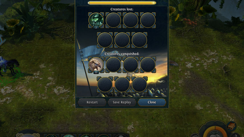 Информация после сражения.