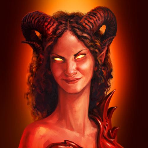 Инферно - Inferno. Нимус - Nymus.Герой меча.Нимус была героиней для найма в Heroes 3 и появлялась в романе серии Меча и Магии The Sea of Mist, где она учила героя Праз-Эла искусству боя.BiographyForeknowledge of the true name of a Demon is 
necessary to summon it, and some Demons, weary of being forced to carry 
out the petty schemes of mediocre sorcerers, have taken up the habit of 
perpetual use of an alias. Nymus, which means No Name, is the most 
widespread of these fake identities. Not very fond of violence herself, 
this Nymus is best known in Sheogh as a master trainer, having earned 
the begrudging respect of even the most battle-hardened Pit Lords, 
who've discovered they can still learn a trick or two from this 
Succubus. Nymus also possesses a great sense of honour, always repaying 
her debts, which has given credence to the theory that she may have 
lived in the Lotus Empire in her former life.LegacyNymus
 was a recruitable Hero in Heroes 3 and had an appearance in the Might 
& Magic novel The Sea of Mist, where she trains the hero Praz-El 
in the art of combat.