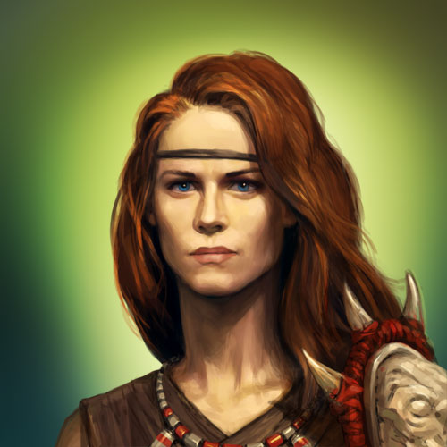 Орки - Stronghold. Шива - Shiva.Герой магии.Шиву можно было нанимать в свои ряды в Heroes III и IV.BiographyShiva grew up in the Free City of Stormcliff, but 
soon understood she was not meant for urban life. In the singing of the 
birds, in the murmur of the wind, in the growl of the thunderstorm, she 
could hear the call of Ylath. At twelve, she said her goodbyes (or 
rather left them on a piece of paper), packed her bags, stole into the 
caravan of a merchant, and started a life of adventure. She travelled 
all around Ashan with a group of fellow adventurers and accomplished 
many incredible exploits; raiding the Sunken Temple, finding the Dragon 
Utopia and surviving the deadly traps of the Tomb of a Thousand Terrors 
among them. Currently, Shiva resides in the Pao Islands with the Orcs, 
learning from their Shamans the secrets of the one they call Father Sky.
 Not one to sit still for a long period of time, she intends to go 
looking for the lost peak where the legendary Thunderbird dwells.LegacyShiva has been a recruitable Hero of Stronghold in Heroes 3 and 4.