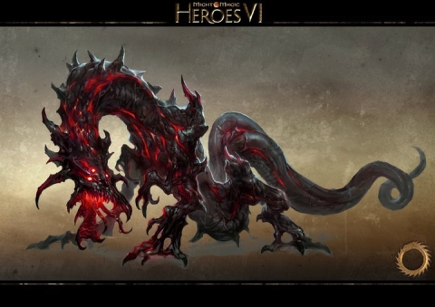 Ургаш, Дракон ХаосаДракон Хаоса -- незрелый, дикий, опасный, первородный хаос в его неисчерпаемой энергии и бесконечном разнообразии форм.Он хищен и ненасытен, дракон-змей, пожирающий свой собственный хвост.Он -- Создатель беспричинного разрушения, непостоянства и множества безумия.Также он прародитель демонов.URGASH, the Dragon of CHAOSThe Dragon of Chaos is raw untamed potential, primordial chaos in its inexhaustible energy and infinite variety of forms.He is ravenous and insatiable, the dragon-snake that eats its own tail.He is the Father of wanton Destruction, of frantic Mutation, of rampart Madness.He is also the progenitor of the Demons.