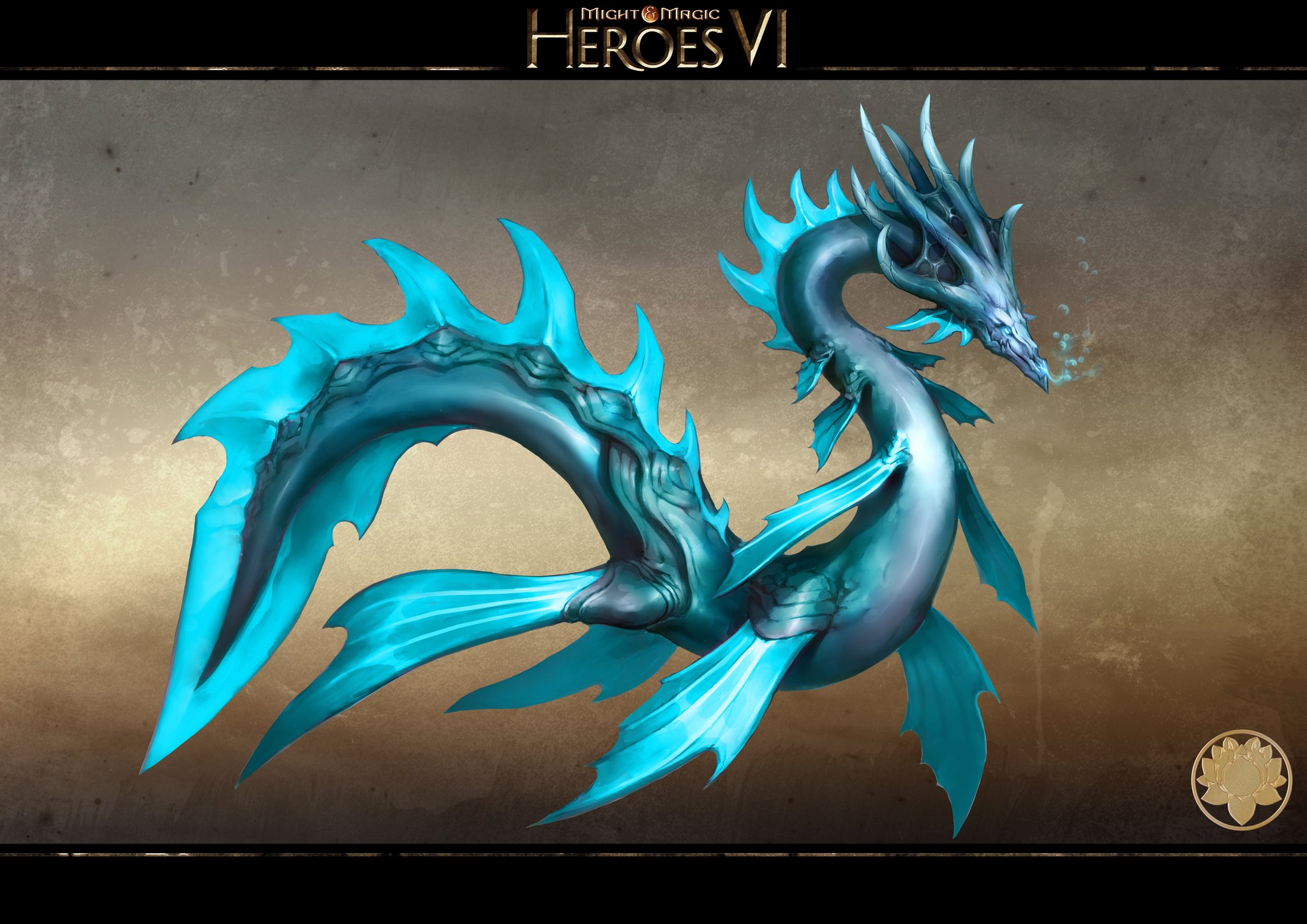 Шаласса, Дракон Воды  Народ, над которым господствует Шаласса, -- рептилии под названием наги, свободно живущие как в воде, так и на суше.
Дракон Воды скромен, тих и скрытен. Она фантастически спокойный, мудрейший из драконов, и количество её знаний уступает только её сестре Малассе, Дракону Тьмы, так как её измерение содержит множество забытых знаний и сокровищ.  SHALASSA, the Dragon of WATER  Shalassa peoples her dominion with the reptilian Naga, who move freely both in water and on the land. The
 Dragon of Water is humble, quiet and secretive. She is the serene 
mystic, wisest of the dragons, and her knowledge is only second to her 
sister Malassa, the Dragon of Shadow, for her watery realm is ripe with 
forgotten lore and treasure.