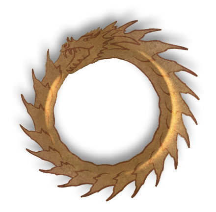 Символ Инферно -- дракон, поедающий свой хвост