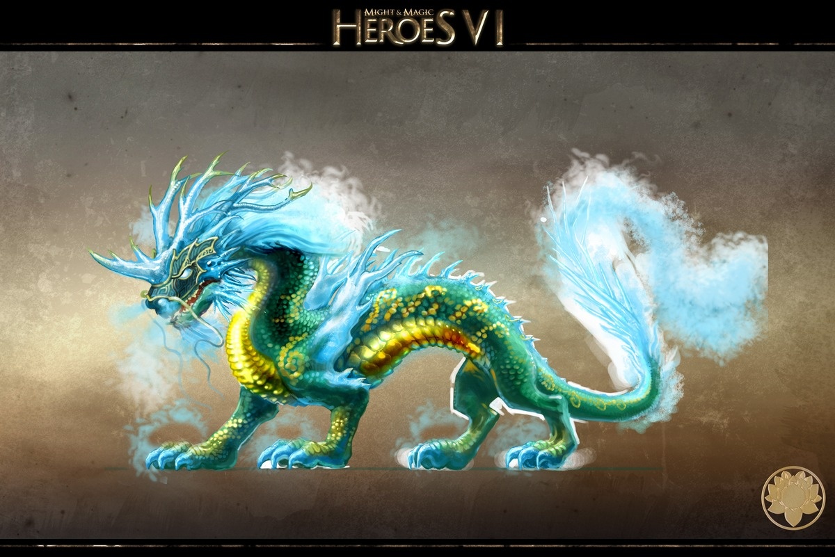 Sacred Kirin - Чемпион фракции Sanctuary из Героев 6 (Heroes VI)