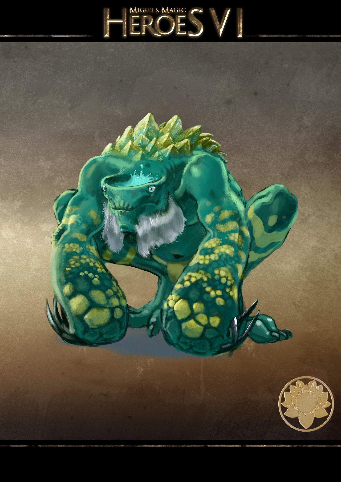 Kappa Shoya - юнит основы фракции Sanctuary из Героев 6 (Heroes VI)