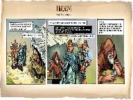 Комикс по Героям 6: Проклятые (ударение на 'я') кристаллы.Торговец: Ртуть, Сера и Драгоценные камни! Совершенные ресурсы которые принесут вам победу! Купите один и получите два бесплатно!Рыцарь: Бедняга, твои побрякушки ничего не стоят.Девушка Некромант: Кристаллы это священная кровь драконов, все, что нам нужно, чтобы укреплять наши армии и улучшать наши города.Орк: Кристалл блестящий, кристалл хороший!Торговец: Глупцы! Альтернативные ресурсы это будущее, через несколько столетий, когда ваши запасы кристаллов иссякнут, вы снова вернетесь ко мне.