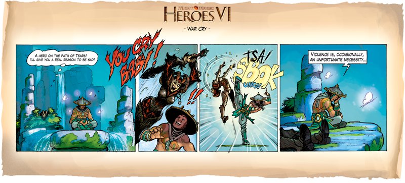 Боевой Клич! Третий комикс на тему Героев Меча и Магии 6